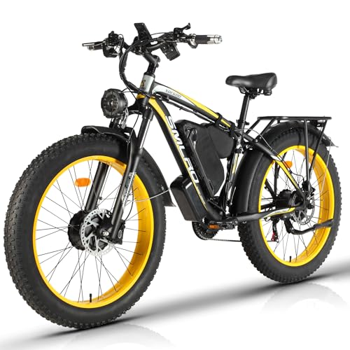 Lanshanchu Electric Bike for Adults, Dual Motor...