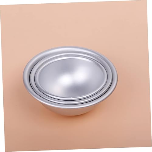 Miniatura 6 de EXCEART 6pcs moldes para hornear bombas de baño caseras baño baño baño bañera metal acero inoxidable