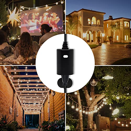Minoston Outdoor Remote Control Outlet Wireless Remote Plug Weatherproof Heavy Duty 15A 125V, 100 Ft Range, 1 Remote 3 Outlet, Battery Included, 3 Pack(Mp22R-3) #TOP6