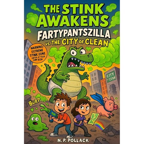 FARTYPANTSZILLA VS THE CITY OF CLEAN: THE STINK AWAKENS: Book 2 by N.P. POLLACK episode artwork