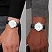 Imagen de reloj Hombre reloj Para Hombre reloj Analógico Cuarzo Resistente Al Agua Hasta 30m reloj de Pulsera Para Hombres reloj De Diseño Moda Para Hombr Negocios Correa Cuero