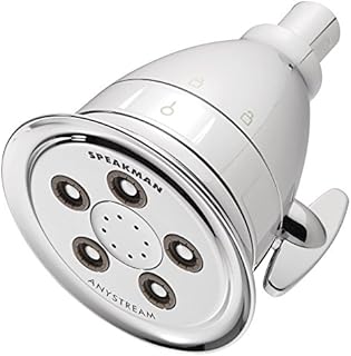 Speakman S-2005-HBF Hotel Pure Luxury Filtered Shower Head with Massage Setting, 2.5 GPM, Polished Chrome