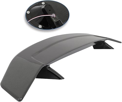 Miniatura 4 de SCITOO Spoiler Wing GT Style Universal 52" ABS Brillante Carbono Aspecto Trasero Alerón Alerón