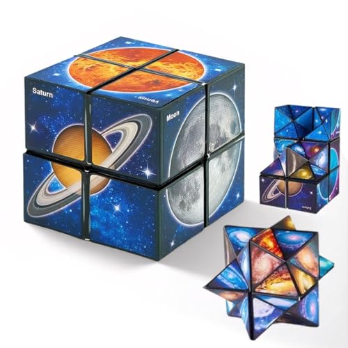 Cube Magique Set 3D Puzzle Spatial pour Enfants - Jeux Éducatifs pour Garçons 6-12 Ans, Cadeau Intéressant pour les Loisirs