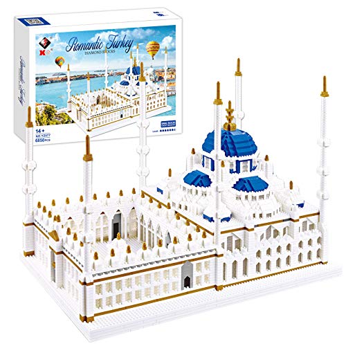 VPPI Schloss Bausteine, Burg Modell Bausatz, Architektur Modular Building, 6850 Teile Klemmbausteine Kompatibel mit Lego…