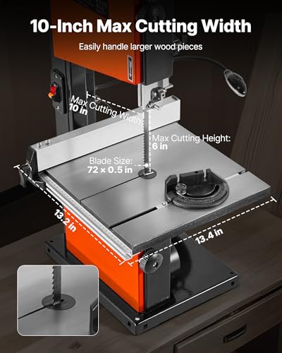 VEVOR 10-Inch Cast Iron Table Band Saw