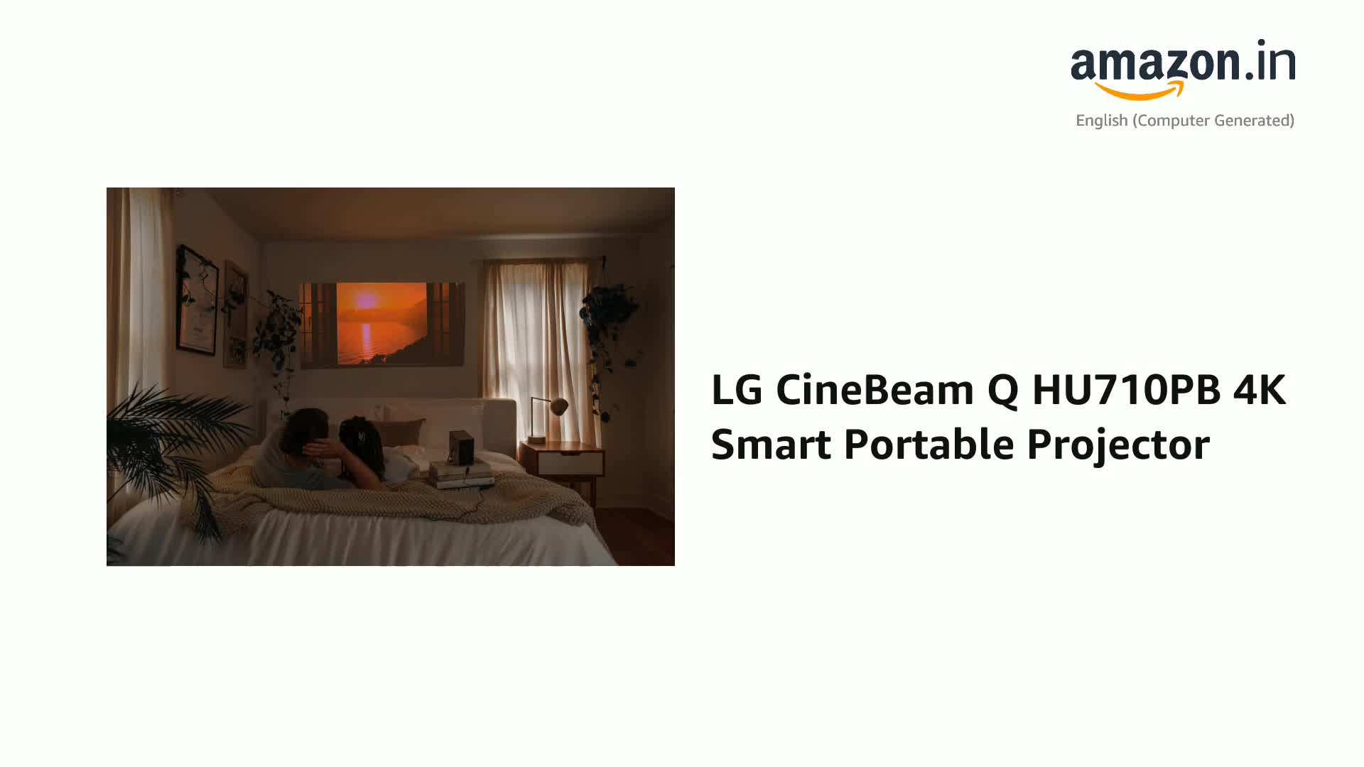 LGエレクトロニクス CineBeamQ LGエレクトロニクス CineBeamQ LG's CineBeam Q Portable 4K Projector