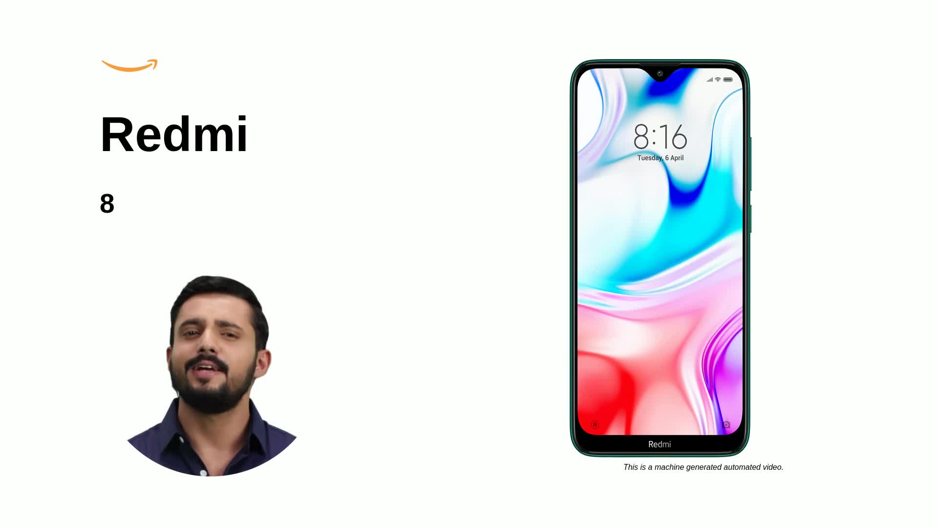Redmi8 Mi 8 Phone (Sapphire Blue, 4GB RAM, 64GB Storage) : Amazon