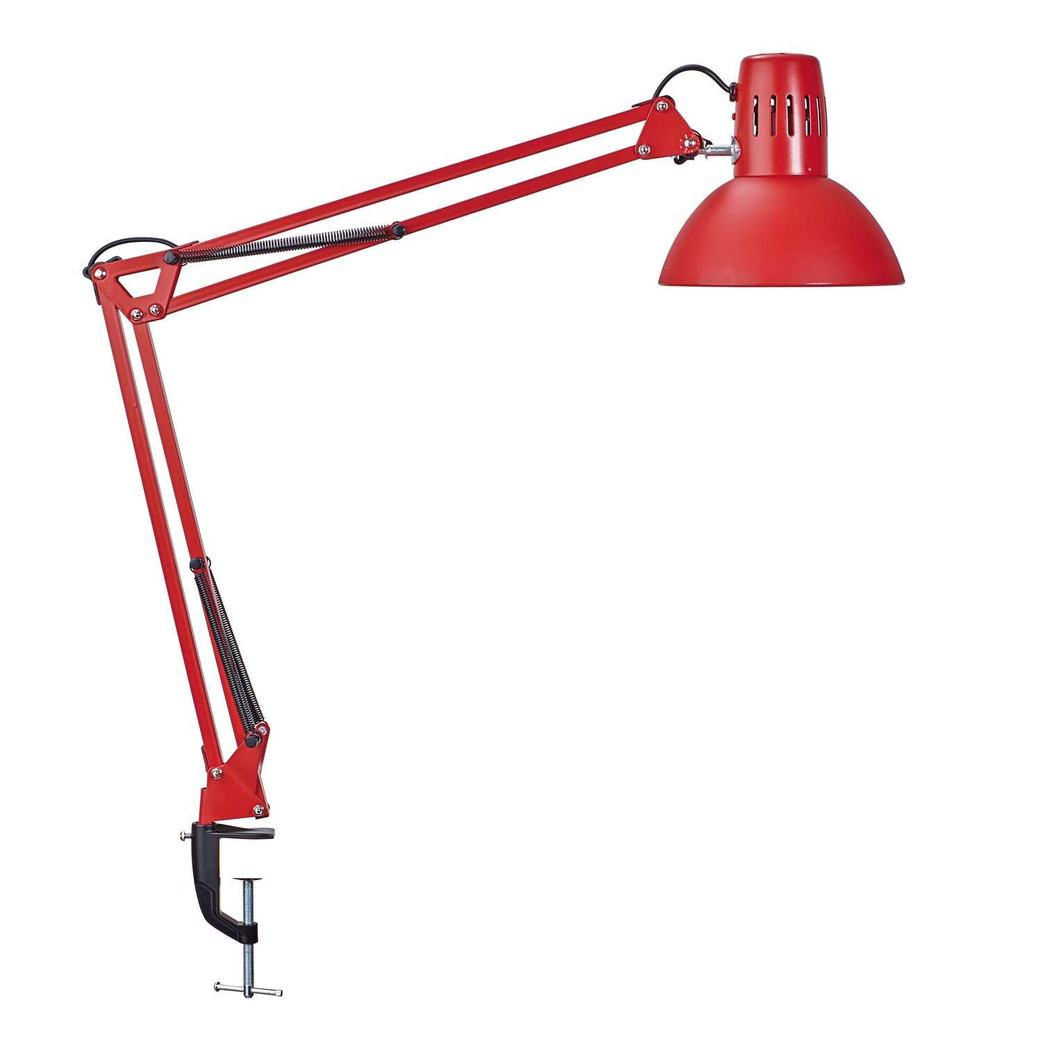 Maul MAULstudy Led-bureaulamp, verstelbare staande lamp met scharnierarm voor kantoor, werkkamer en bureau, elegante bureaulamp van metaal, inclusief ledlamp, zilver
