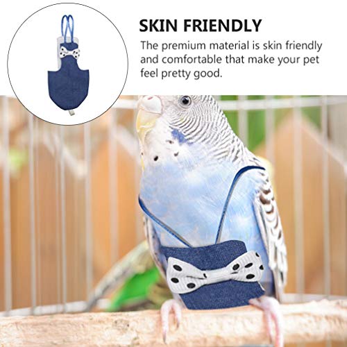 ULTECHNOVO-Bird-Diaper-Nappy-Parrot-Flight-Suite-Liners-Parrot-Nappy-Washable-Bird-Diaper-for-Macaw-African-Budgies-Parakeet-Agapornis-M