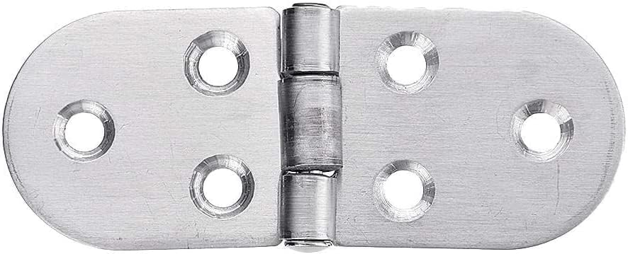 SGerste Stainless Steel Adjustable Half Round Door Butt Hinges Industrial Folding Hinge Furniture Hardware