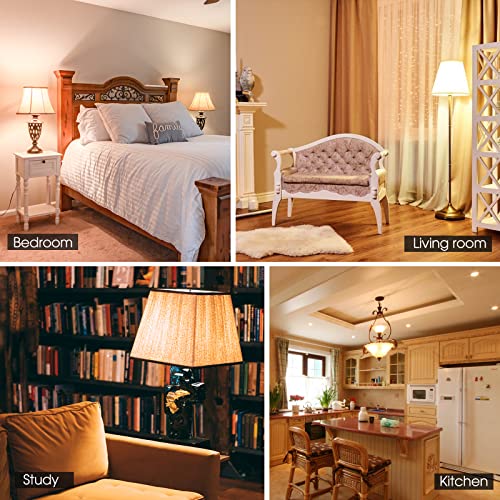 Energetic Smarter Lighting 40W Equivalent A19 Led Light Bulb, Warm White 3000K, E26 Standard Base, Ul Listed, Non-Dimmable Led Light Bulb, 4-Pack #TOP4