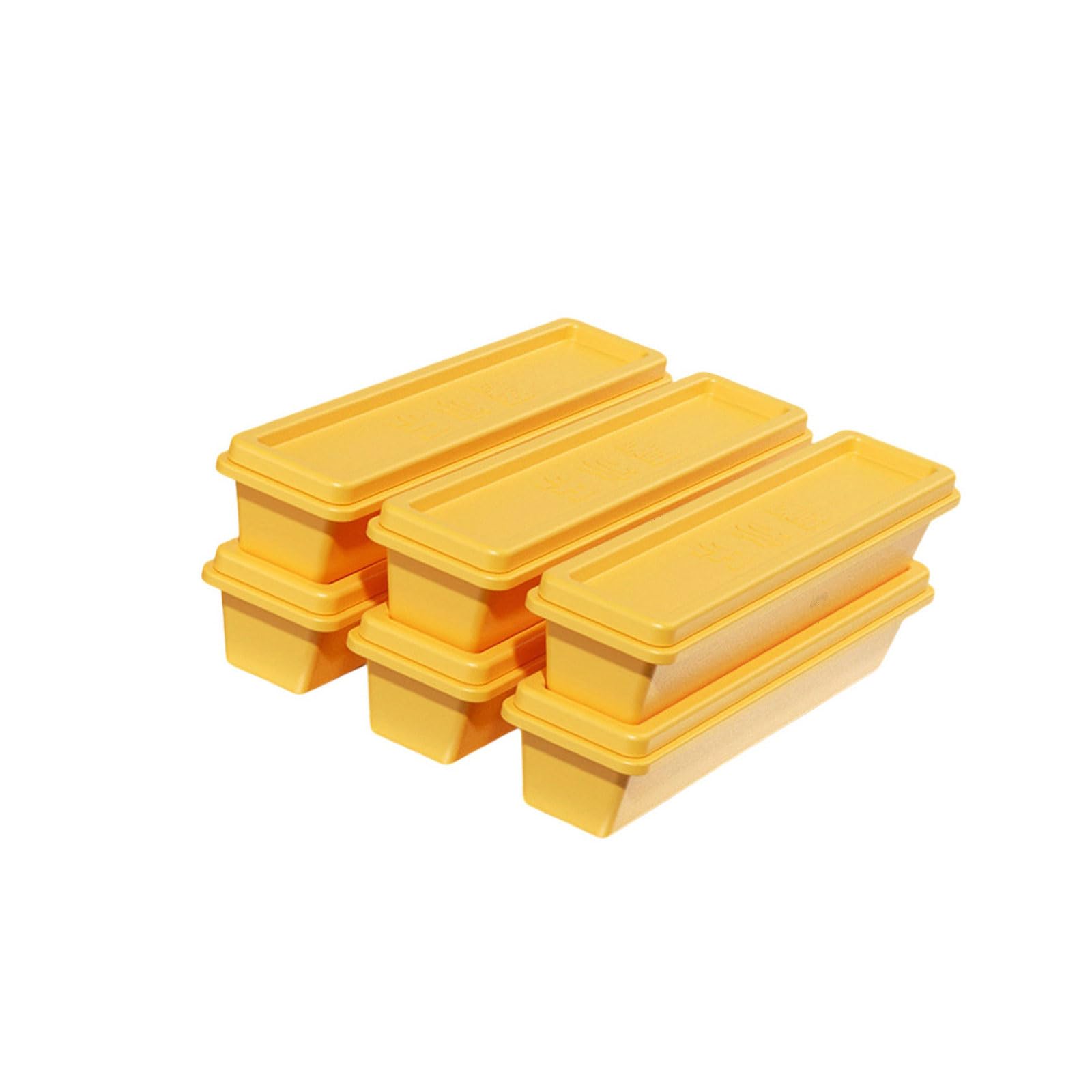 Kalttoy Food Grade Ice Cubes Tray Molds with Lid French Fry Shape Ice Making for Beverages Cold Drink Accessories Cubes Tray
