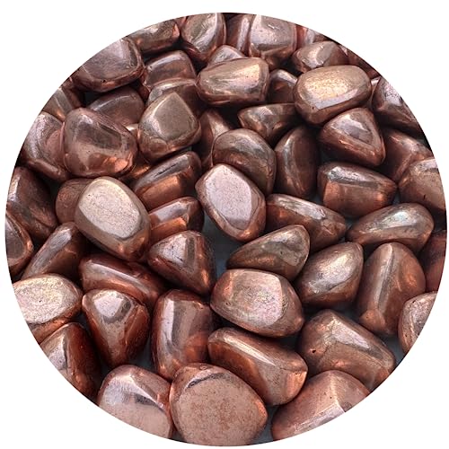 Image of GAF TREASURES 1 /2 LB Copper Tumbled Stones, Polished Natural Copper Gemstone, Copper Healing Crystals (Copper)