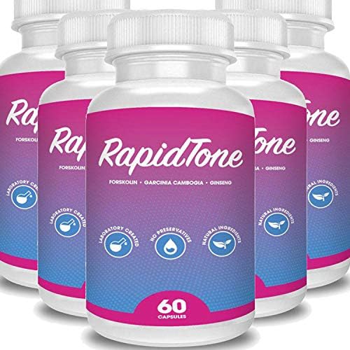 Rapid Tone Weight Loss Pills Supplement - Burn Fat Quicker - Carb Blocker, Appetite Suppressant, Fat Burner - Natural Thermogenic Extreme Diet Fast WeightLoss for Women Men (5 Month Supply)