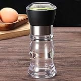 3. Fácil de usar y ligero. Molinillos de sal y pimienta Pimienta de cocina Botellas Molinillo de sal Molinillo de pimienta Molinillos de pimienta Agitador Especias Sazonador Condimento 2 piezas Negro