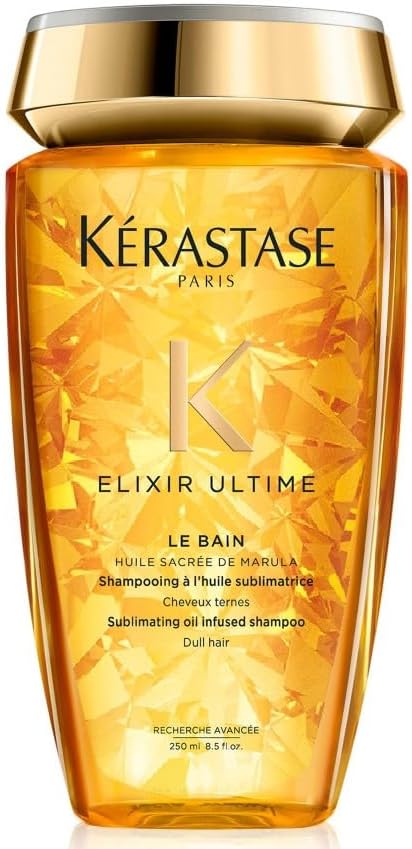 Elixir Ultime, Oil-infused Shine Shampoo, For Dull Hair, With 5 Precious Oils, Elixir Ultime Bain, 250 ml