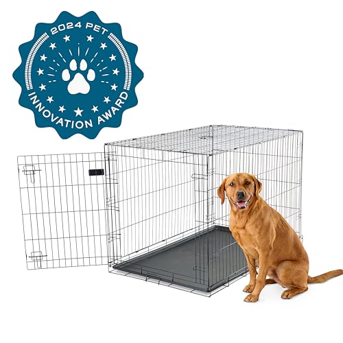 Carlson Pet Products Secure and Foldable Single Door Metal Dog Crate, Extra Large by Carlson Pet Products - Used condition - US$72.62