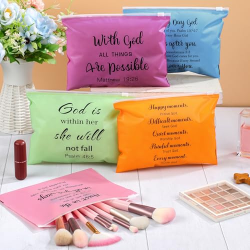 Kacctyen-100-Pieces-Church-Gift-Cosmetic-Bags-for-Women-Bulk-Inspirational-Religious-Plastic-Christian-Makeup-Bags-Toiletry-Bag-Gift-Travel-Mothers-Day-Church-Religious-Gift-787-x-591-Inch Kacctyen 100 Pieces Church Gift Cosmetic Bags for Women Bulk Inspirational Religious Plastic Christian Makeup Bags Toiletry Bag Gift Travel Mothers Day Church Religious Gift 787 x 591 Inch