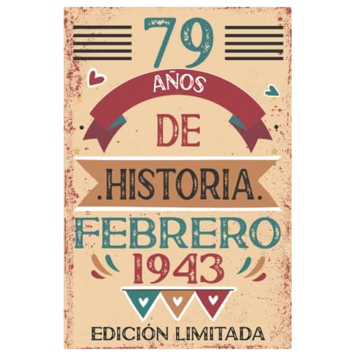79 Años De Historia Febrero 1943: 79 años. Libro de visitas, cuaderno, 110 páginas de felicitaciones, idea de regalo, regalo Para la esposa, novia, mujer, La madre