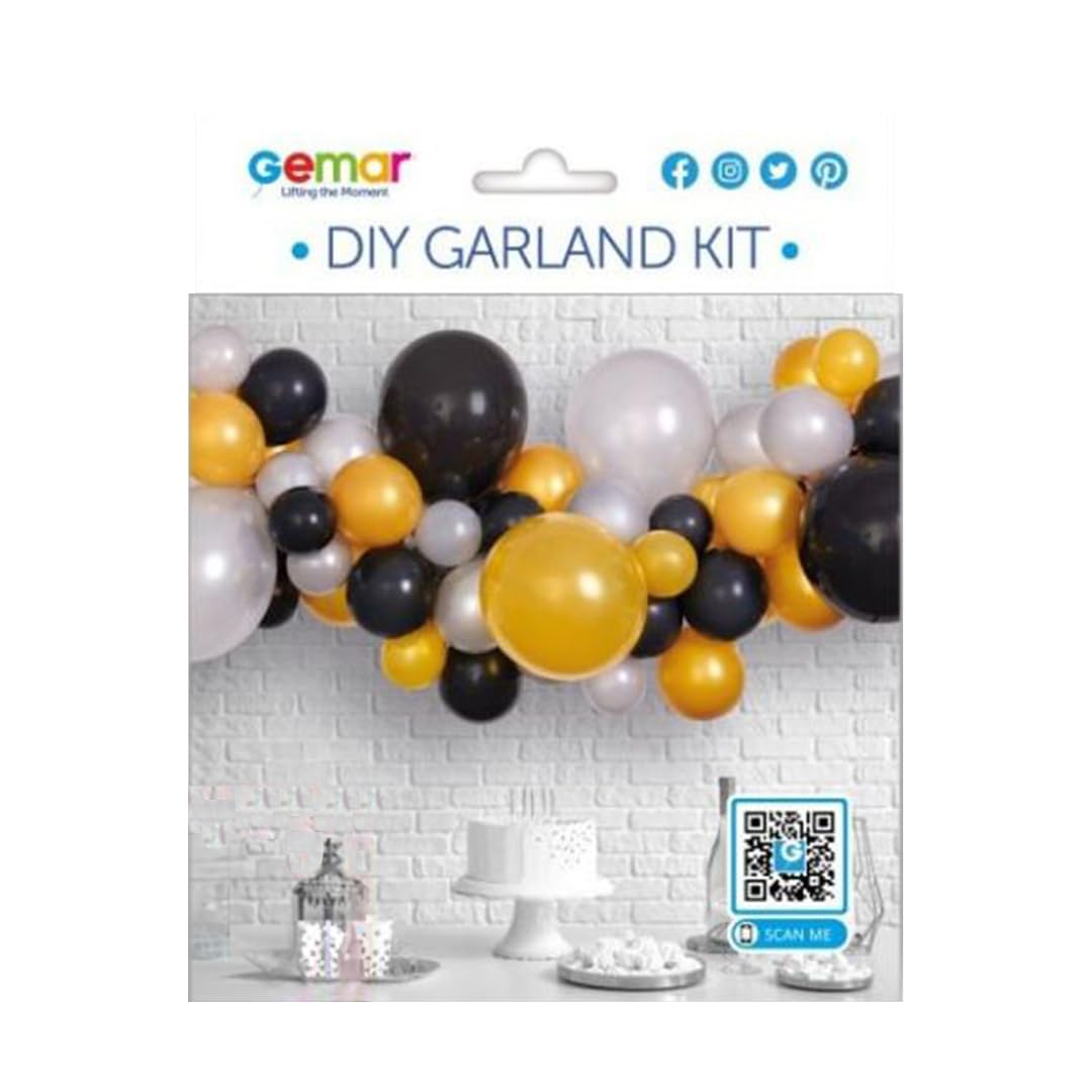 Kit guirlande de ballons de qualité supérieure aux reflets métallisés
