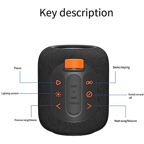 Home player Bluetooth bleu 10W équipé d'un subwoofer puissant