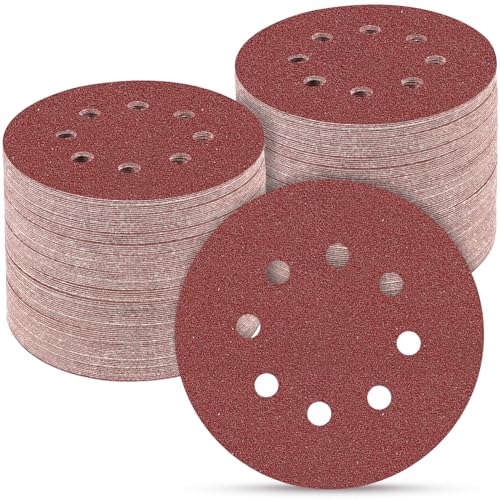 100 PCS 5 Inch Sanding Discs 80 Grit