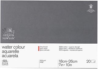 Winsor & Newton Professional Watercolor Paper Block, Hot Pressed 140lb, 7