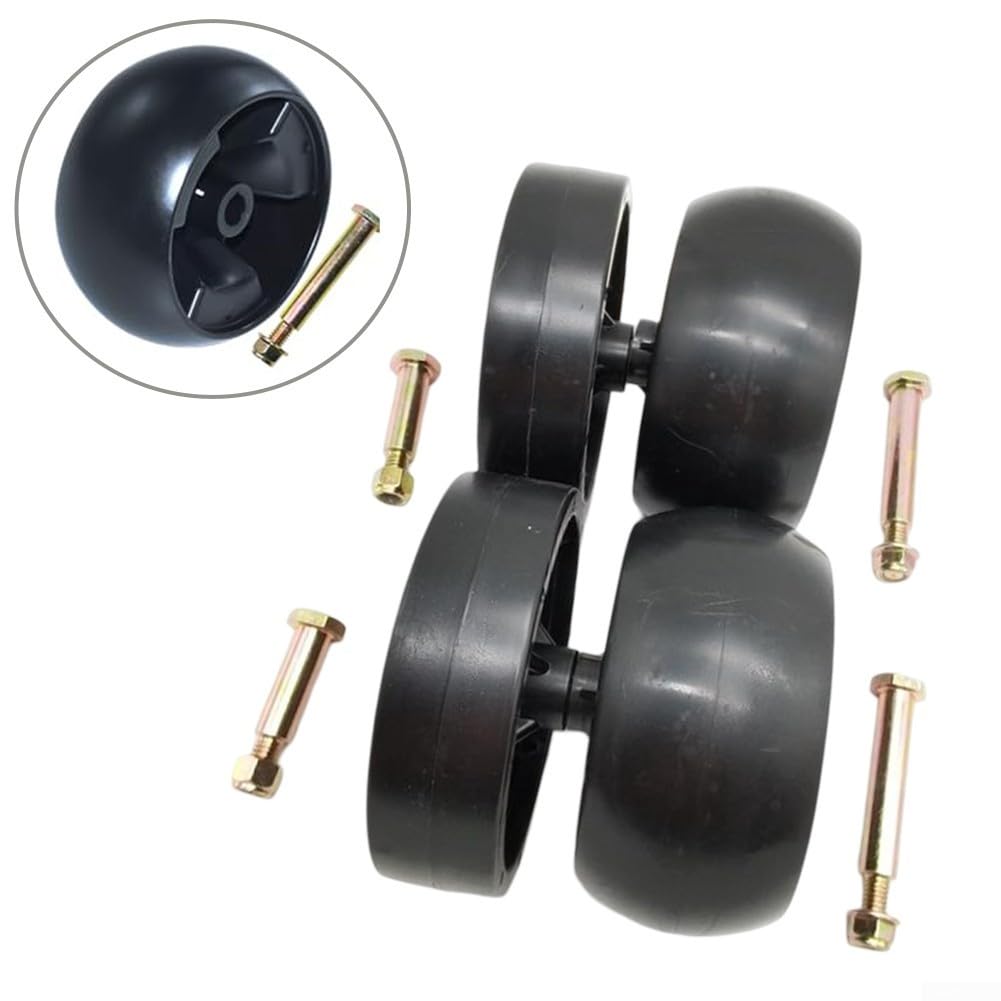 Ruedas de cubierta para cortacésped, 4 ruedas de 5 pulgadas 734-04155 734-0973, con pernos y tuercas para Toro