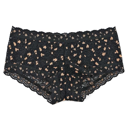 Image of hanky panky - Daily Lace Boyshorts | Women's Underwear, Soft Stretch Fit Panties, Cotton Blend | Sizes (XS-XL), 3 pack