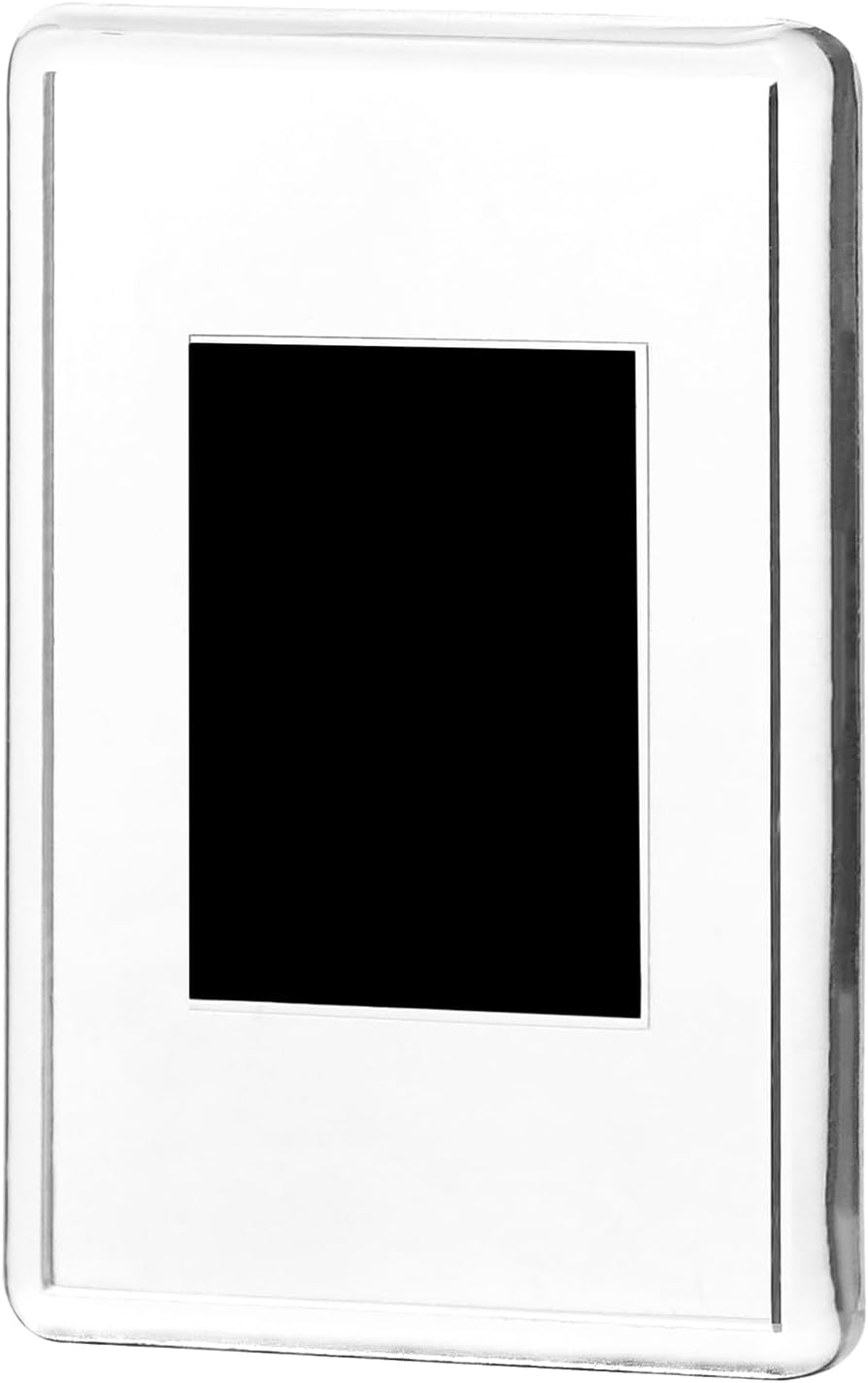 QWORK Magnetic Picture Frames 50 Pcs, 2.75 x 1.77", Customizable Mini Acrylic Photo Frames for Fridge Magnets image 2