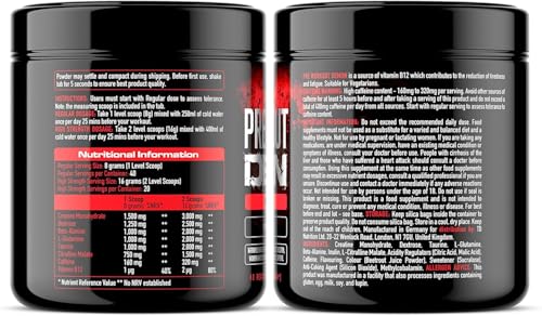 Pre Workout Demon - Advanced Pre-Workout Energy Powder with Creatine, Caffeine, Beta-Alanine & Glutamine, Berry Blast, 360g - 40 Servings - Image 5