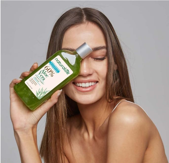 Miniatura 5 de Champú + acondicionador que brilla e hidratación - 24 onzas líquidas - Fórmula 100% vegana infundida con gel de aloe vera - Ecológico, libre