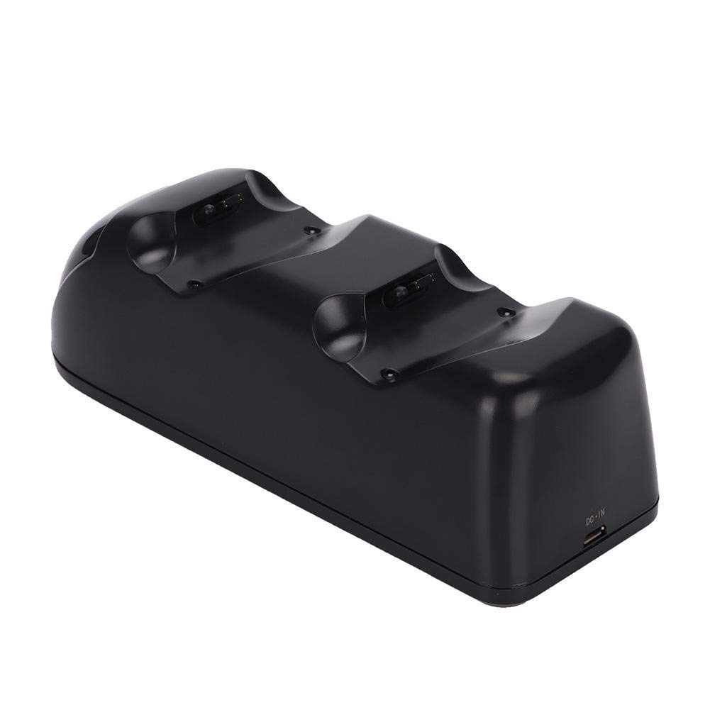 Caricabatterie per gamepad, caricabatterie per maniglia di gioco USB a 2 porte LED da 5 V con indicatore Caricabatterie per docking station per Xbox One, gamepad PS4. Double the comfort