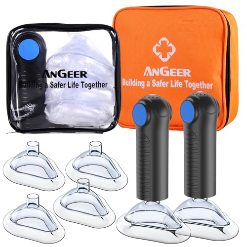 FSA HSA 窒息救助装置 赤ちゃんと大人のための窒息防止デバイス AnGeer EasyPumpVac気道吸引装置 子供と大人のための応急処置キット - 2パック