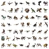 KumCinm 110pcs Jurassic Dinosaur Stickers for Kids Waterproof Vinyl Dino Stickers for Boys Girls Teens Waterbottle Scrapbook Laptop Skateboard Computer (CK-028-A) #2