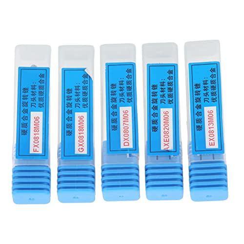 Juego de 5 fresas de carburo de tungsteno 6x8mm miniatura 5