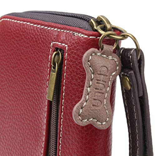 Image of CHALA Zip Around Wallet, Wristlet, 8 Credit Card Slots, Sturdy Pu Leather