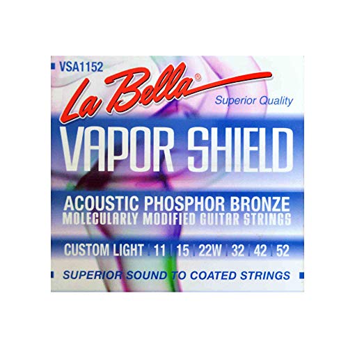 La Bella Light VSA1152 Cordes pour Guitare Acoustique, Violet - Les Beatles, Paul McCartney, John Lennon, RIngo Starr, George Harrison La Bella Light VSA1152 Cordes pour Guitare Acoustique, Violet