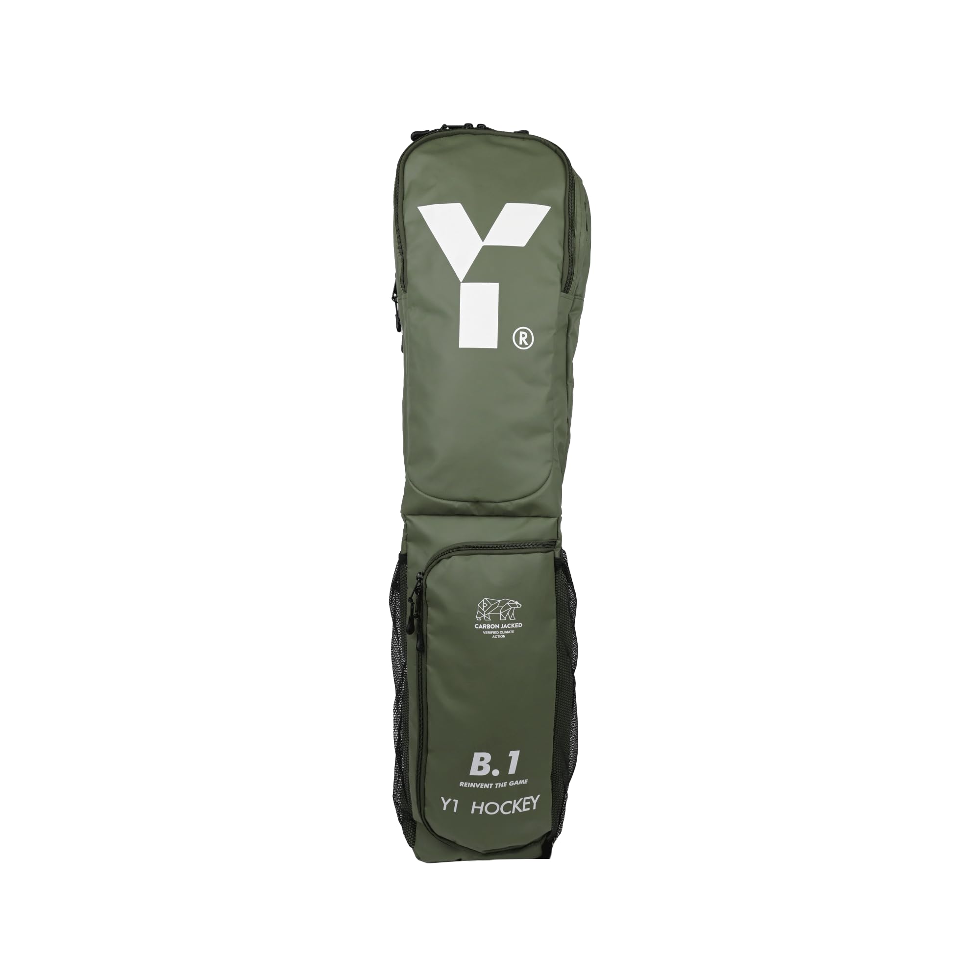 Y1 Hockey, B.1 Elite Stick Bag, Waterproof, Padded Straps, Carry All for Matchday, Separate Compartments, Space for 6 Sticks, 75L Capacity
