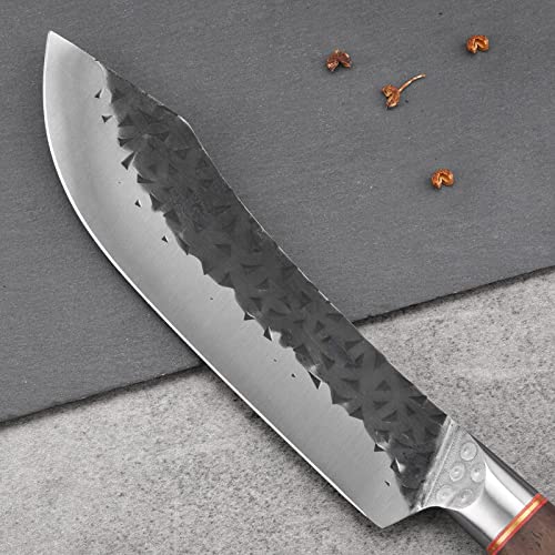 Couteau Utilitaire de 6 pouces de Chef 5Cr15MOV En acier inoxydable Boucher Couteaux Couteaux de cuisson Coucher de cuisson Couteaux de boucherie avec poignée en bois Couteau de cuisine