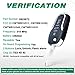 Beefunny Replacement Upgraded Flip Remote Car Key Fob 315MHz 4D63 Chip for Ford Lincoln Mercury FCC ID CWTWB1U345 CWTWB1U331 CWTWB1U322 GQ43VT11T