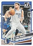 Luka Doncic 2023 2024 Panini Donruss Basketball Series Mint Card #141 Picturing Him in His White Dallas Mavericks Jersey