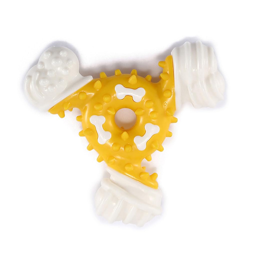QIAOQI Dog Chew Toys, Training Toys for Small Medium Dog Pets, Molars Teeth Cleaning Toys