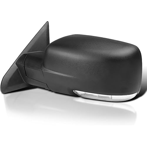 Spec-D Tuning Power Fold Heated Temp Sensor Left Driver Side Mirror Compatible with 2013-2019 Dodge Ram 1500