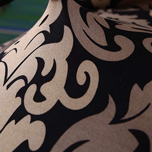 Lalluxy Stretchy Parson Chair Slipcovers For Dining Room Chair Seat Covers Chair Protectors For Party Pet Protection Universal Fit Soft Polyester (Set Of 4, Black Vintage) #TOP7