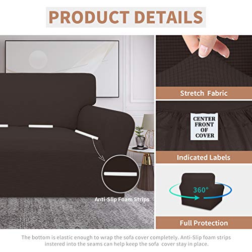 Image of Easy-Going 100% Waterproof Chair Couch Cover, Stretch Jacquard Sofa Cover