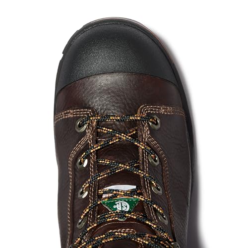 Timberland PRO Timberland PRO Men's Endurance 8 Inch Steel Safety Toe Puncture Resistant Industrial Work Boot, Briar Brown-2024 NEW, 10M