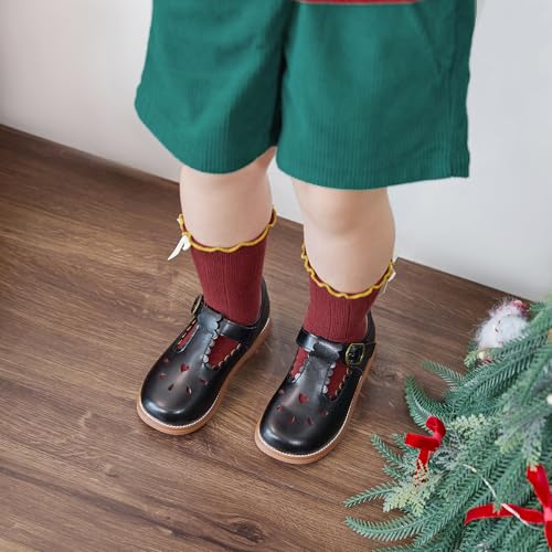 Image of Otter MOMO Toddler /Little Girls Mary Jane Slip-on School Uniform Party Dress Shoes