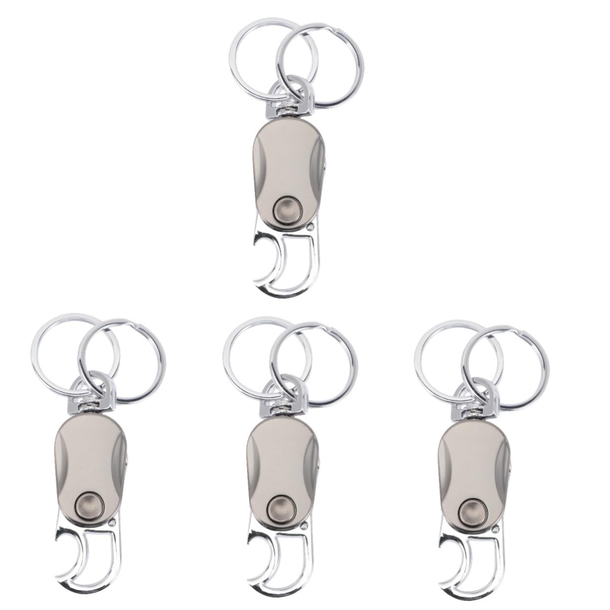 Décapsuleur pour clés de camping et activités extérieur en métal résistant 4 pièces